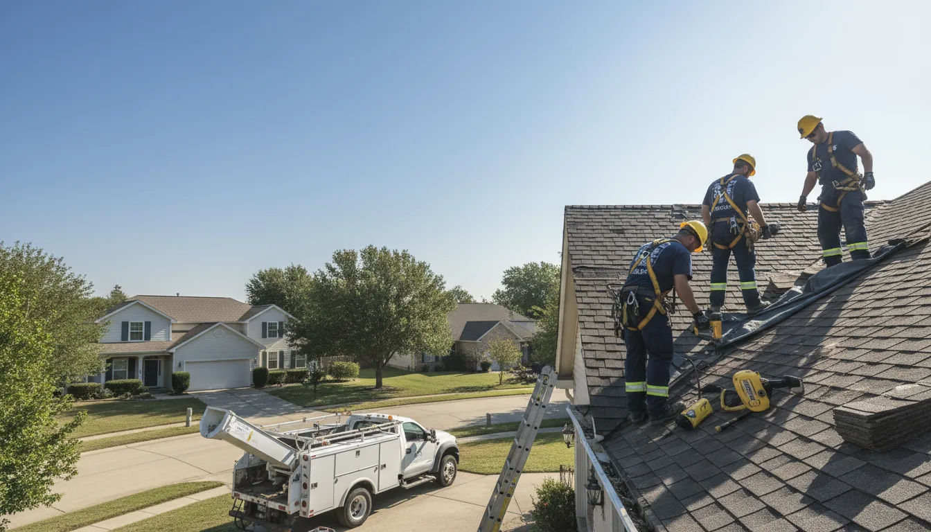 Hail Damage Roof Repair in Booneville, AR